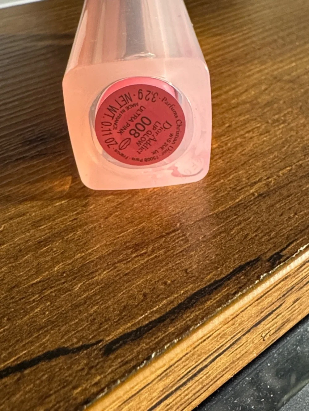 Dior Addict Lip Glow Tinted Hydrating Lip Balm in Ultra Pink (008) W/ Gift Bag!